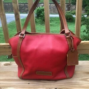 Dooney & Bourke large leather Florentine Kristen tote bag! Beautiful!